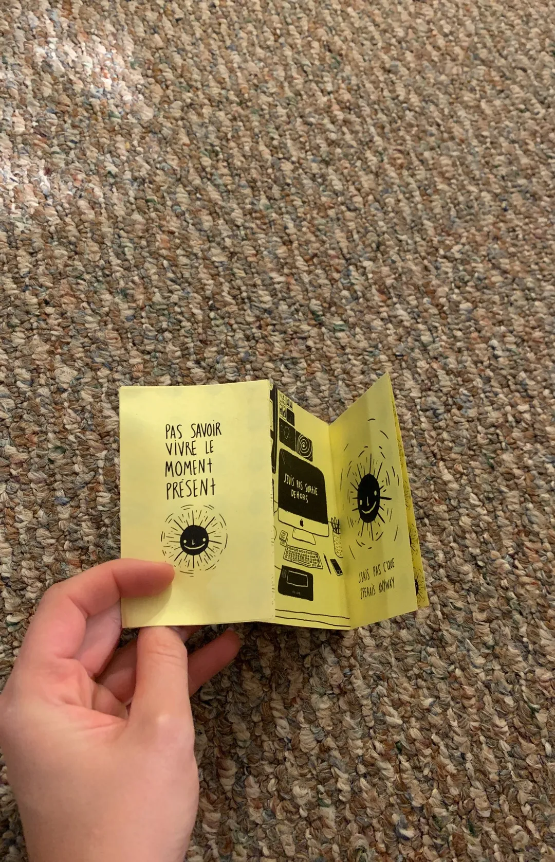 Small French Zine Art Booklet photo 1