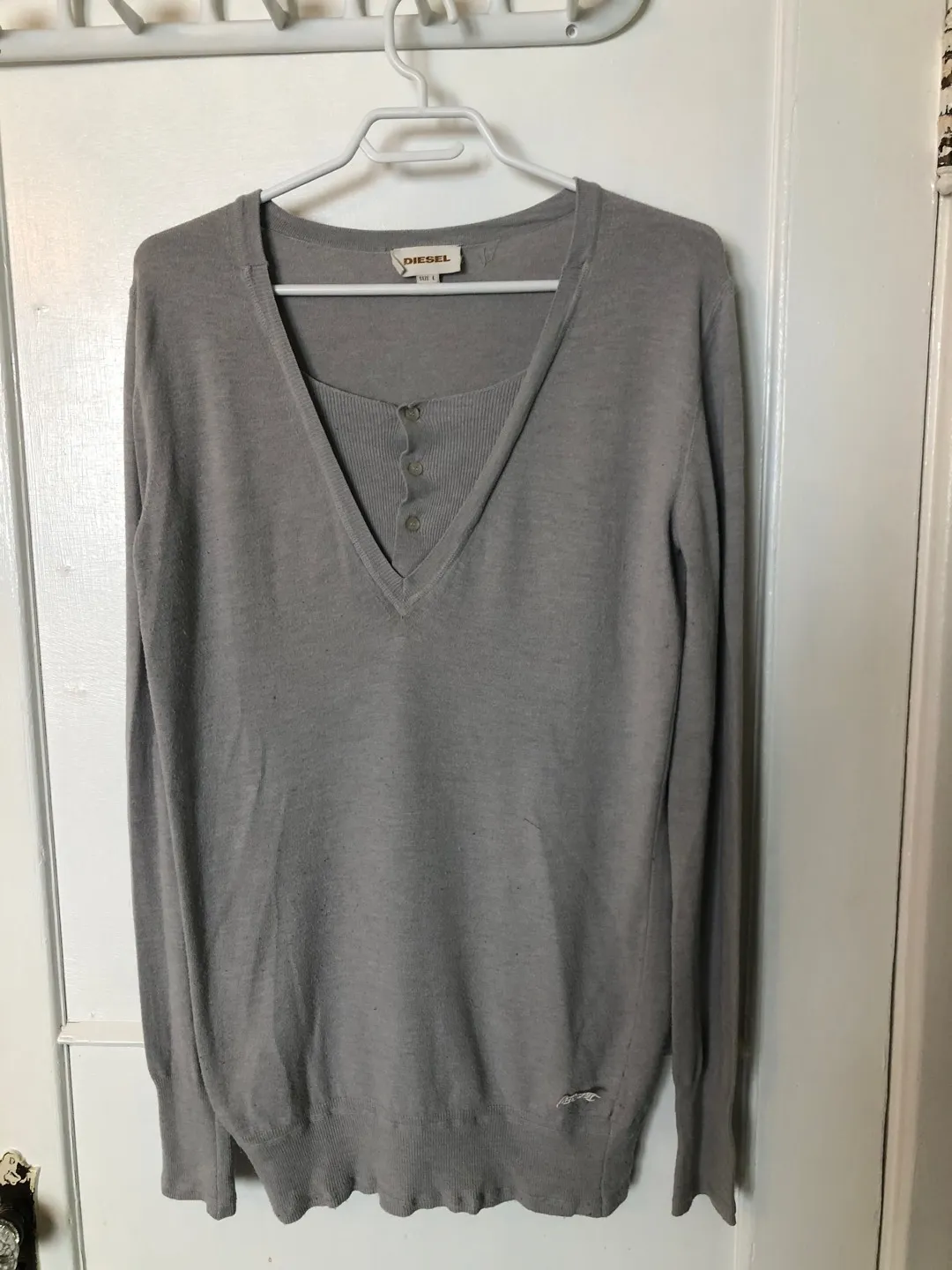 Diesel grey sweater Size L photo 1