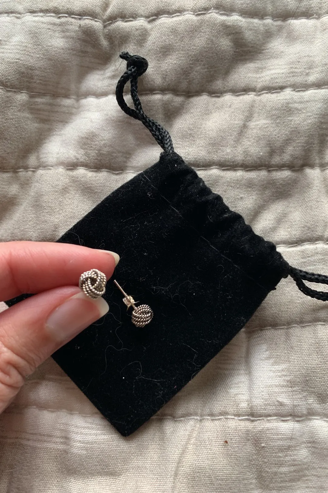 Delicate Knot Earrings photo 1