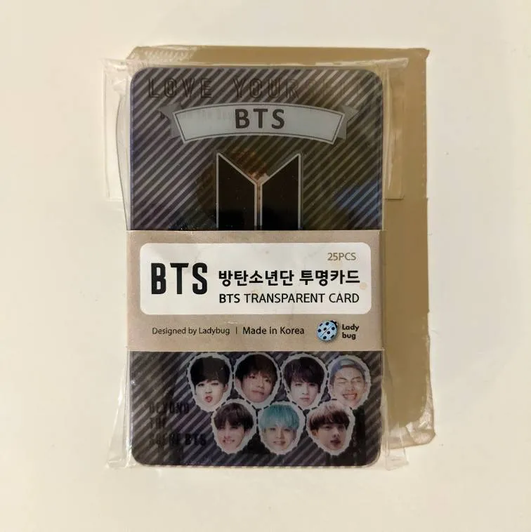 Transparent BTS Cards photo 1