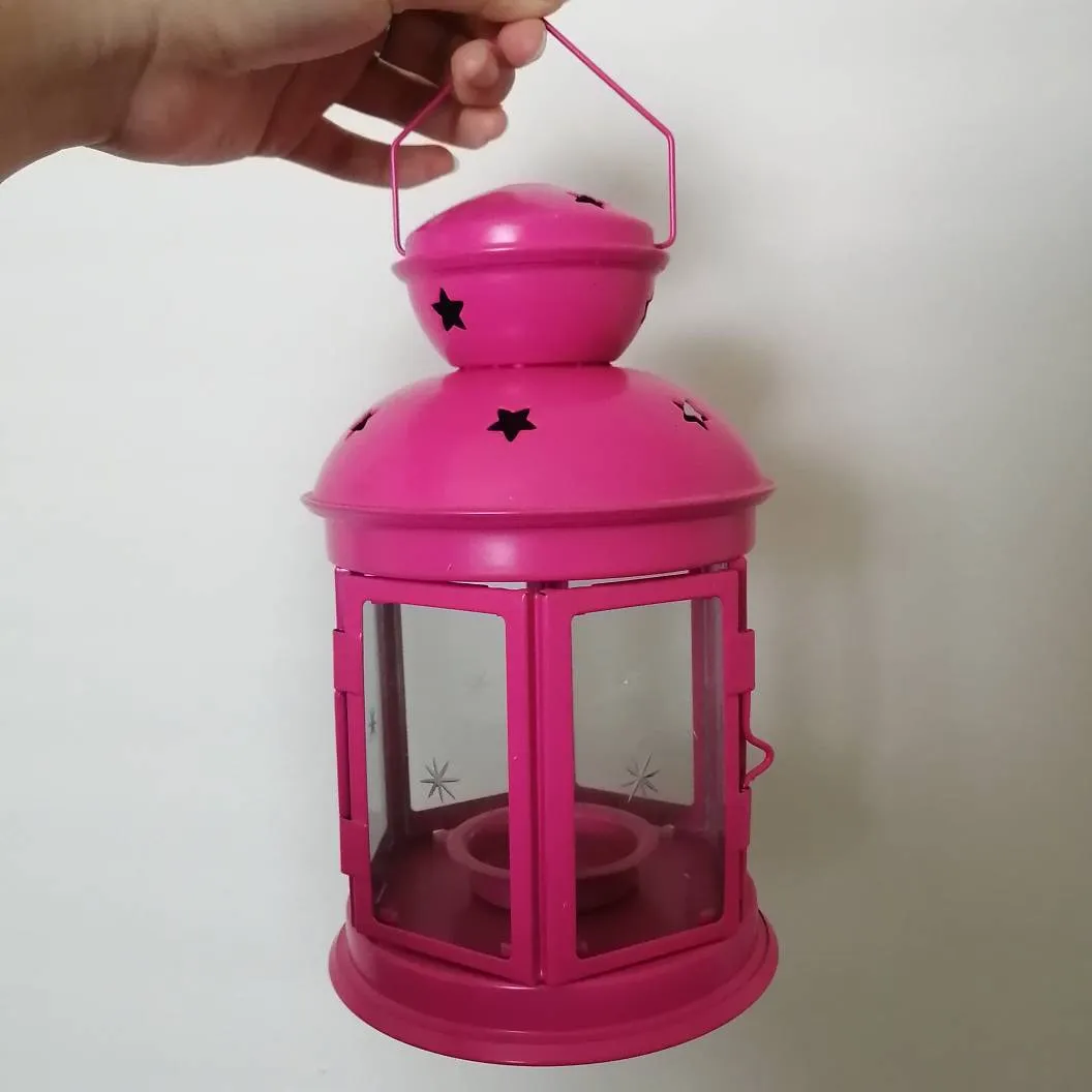 Ikea Pink Tea Light Holder photo 1