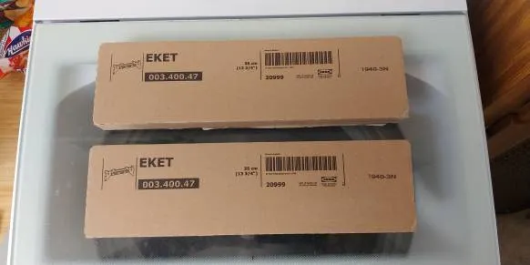 2 BNIB Ikea Eket Rails photo 1