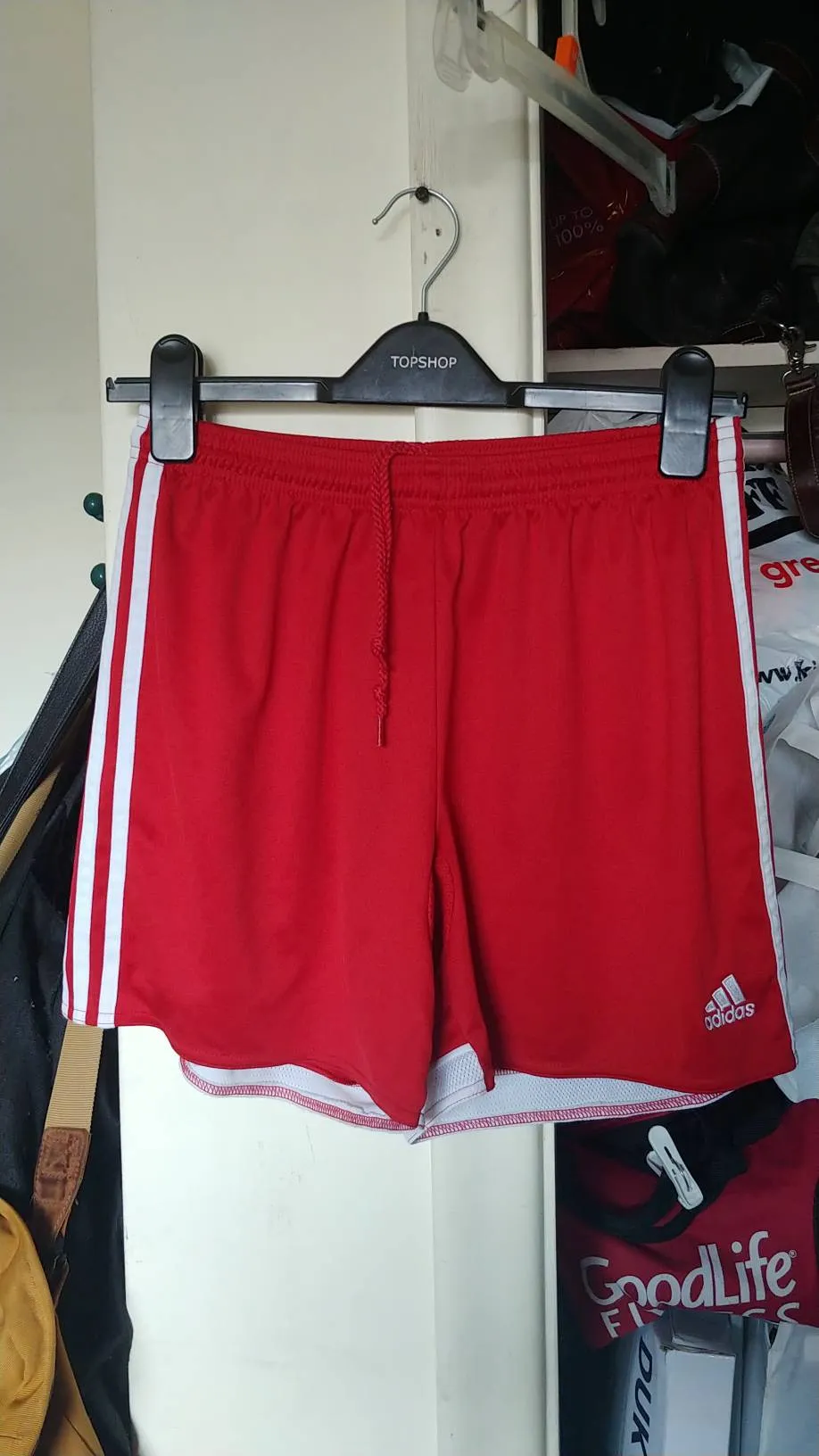 Adidas Red Shorts (Small) photo 1