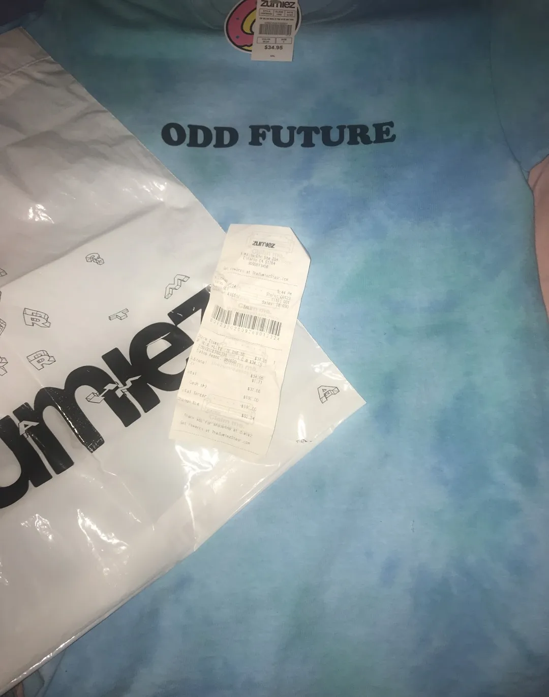 Blue Odd Future T Shirt photo 1