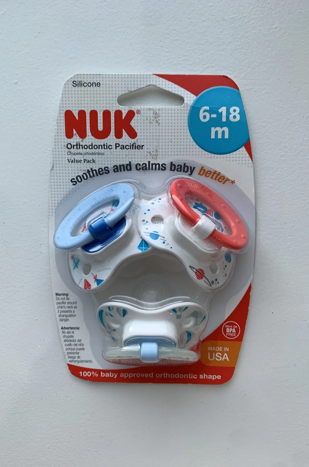6-18 Months Orthodontic Pacifiers photo 1