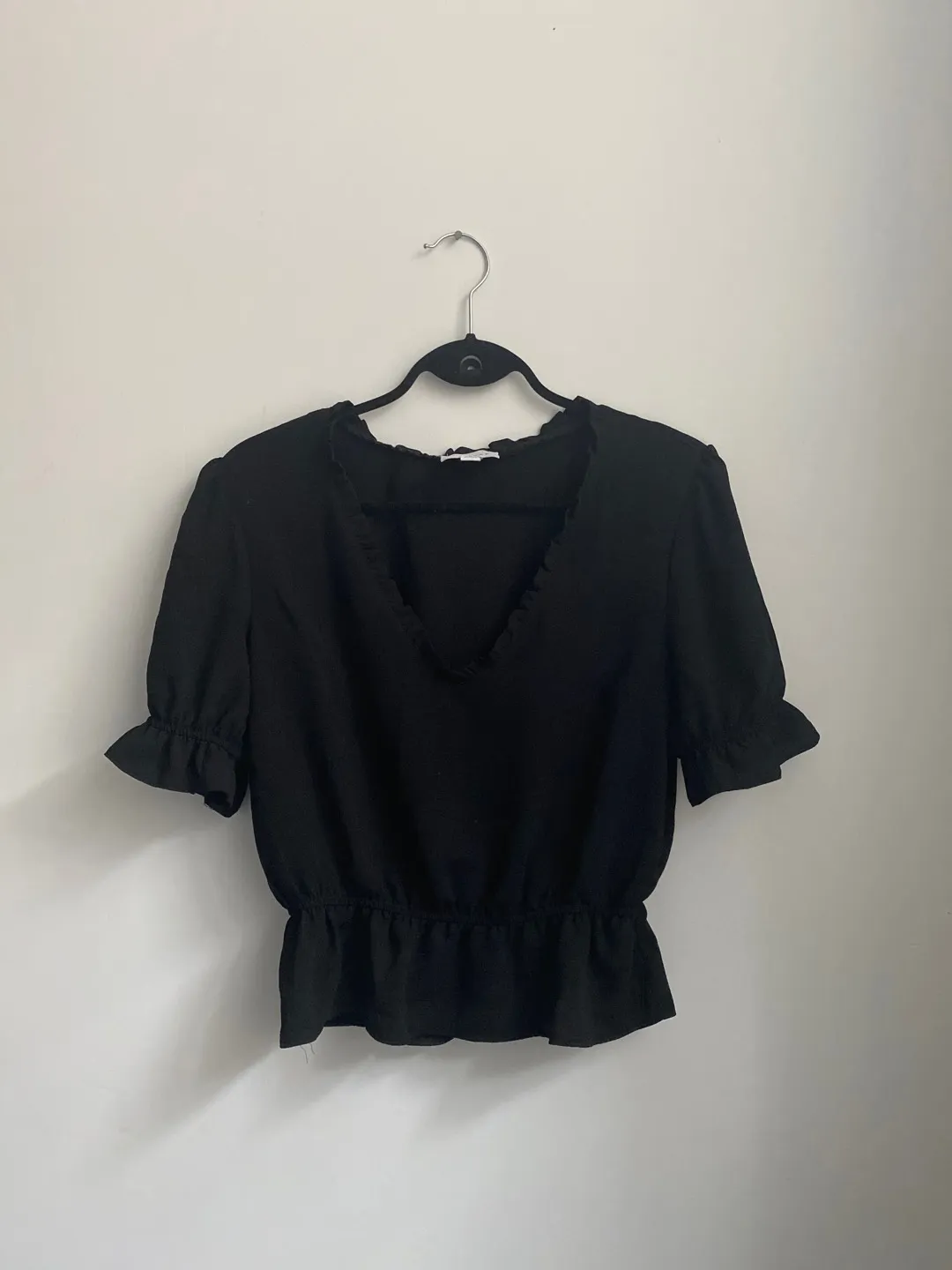 [Size 8] Topshop Black T-Shirt photo 1