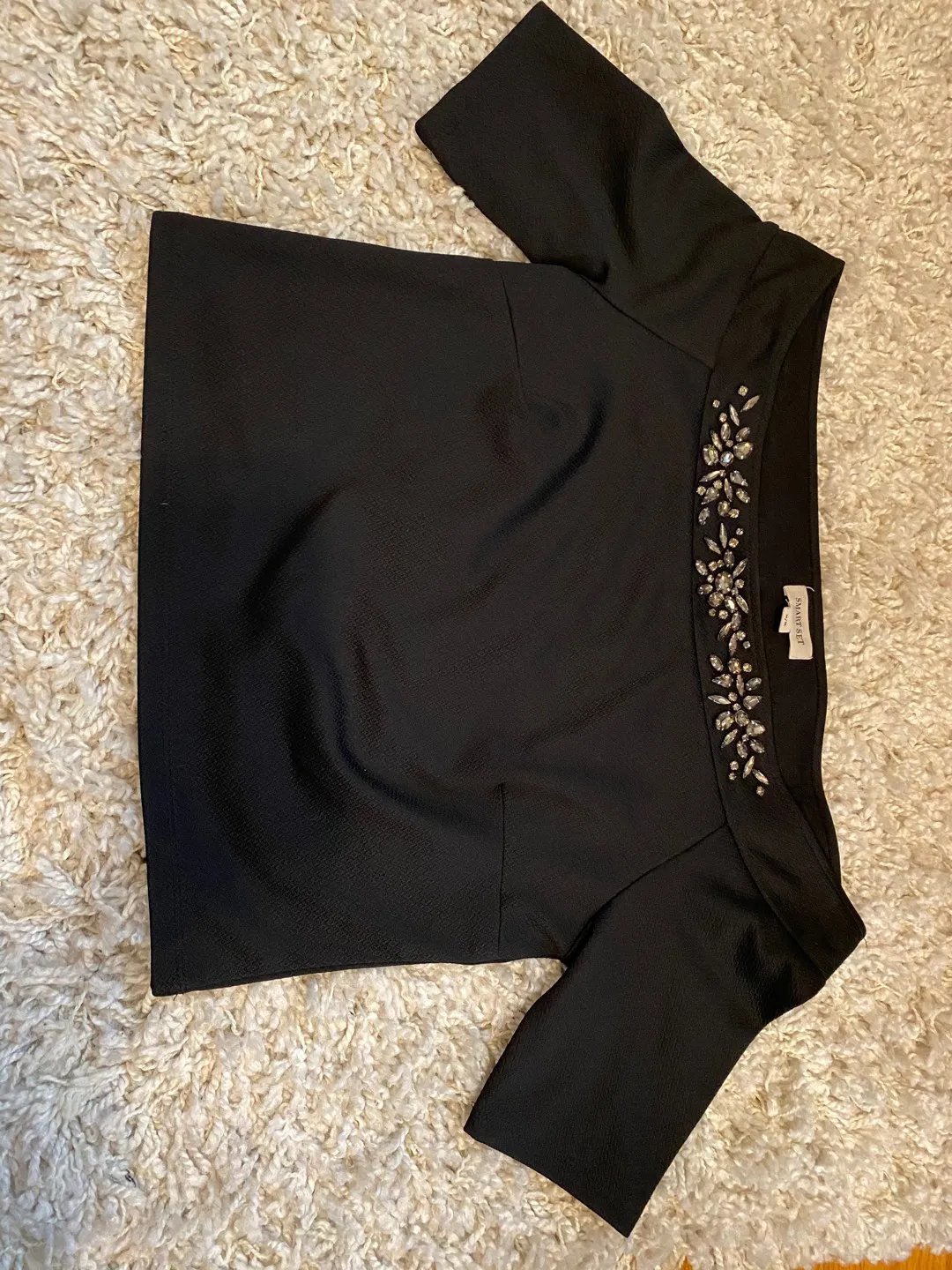 Black Off Shoulder Top photo 1