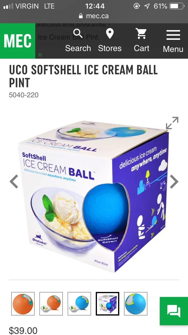 BNIB Ice cream Ball photo 1