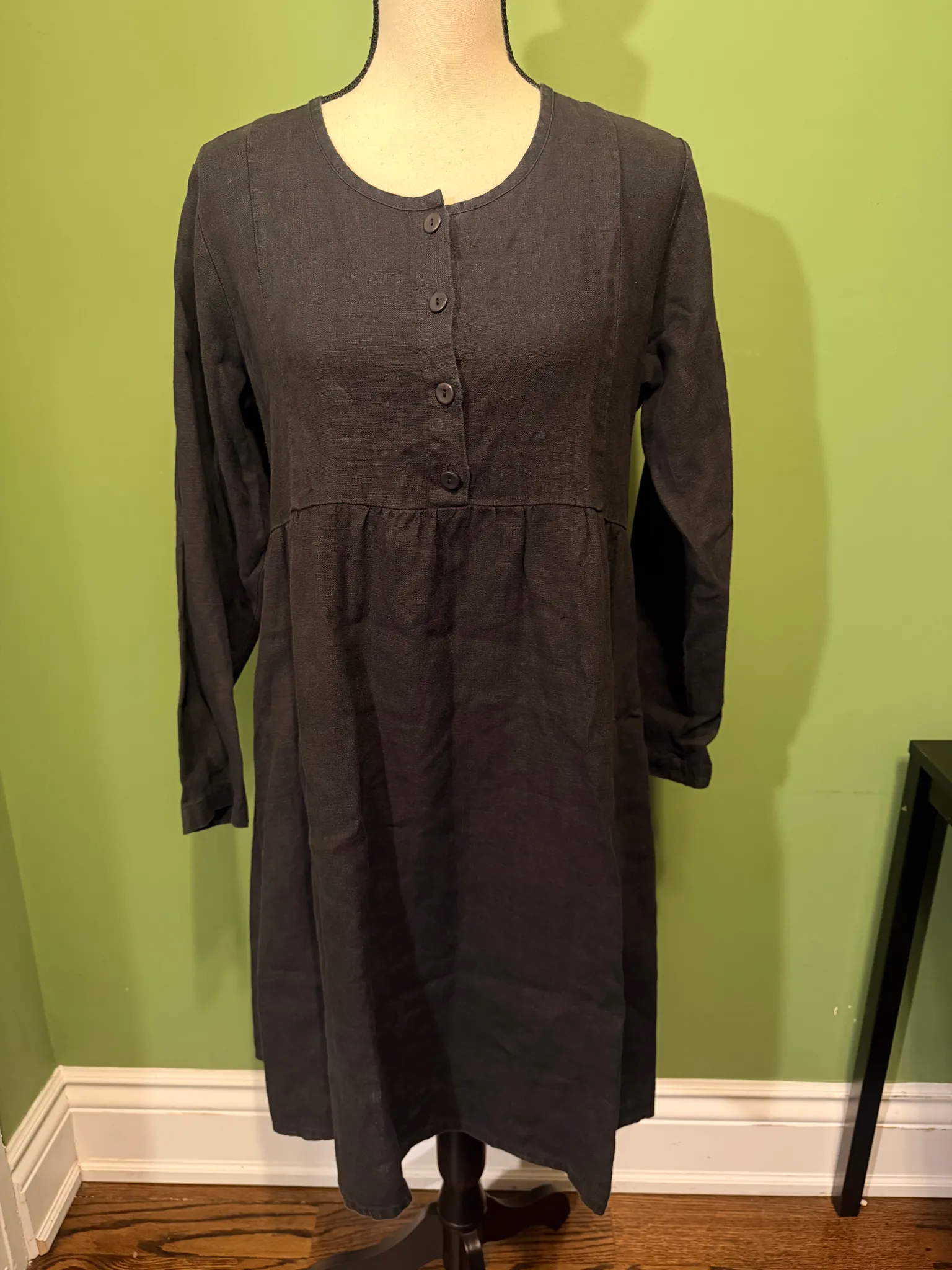 Flax 100% Linen Dress size small photo 1