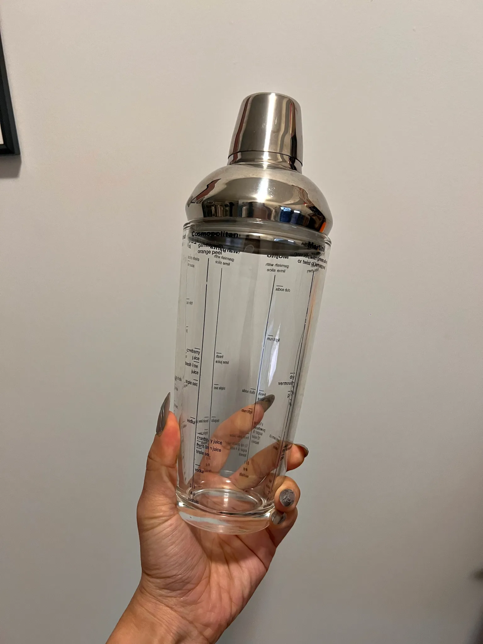 Glass Cocktail Shaker - Party Sized photo 1
