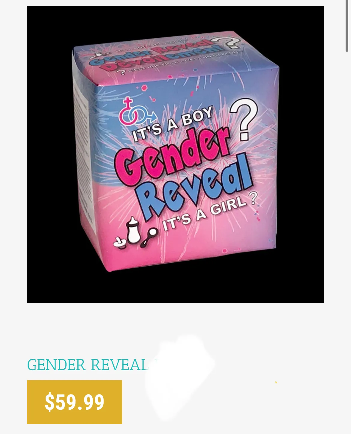Gender reveal fireworks. Female. Girl. Pink photo 1
