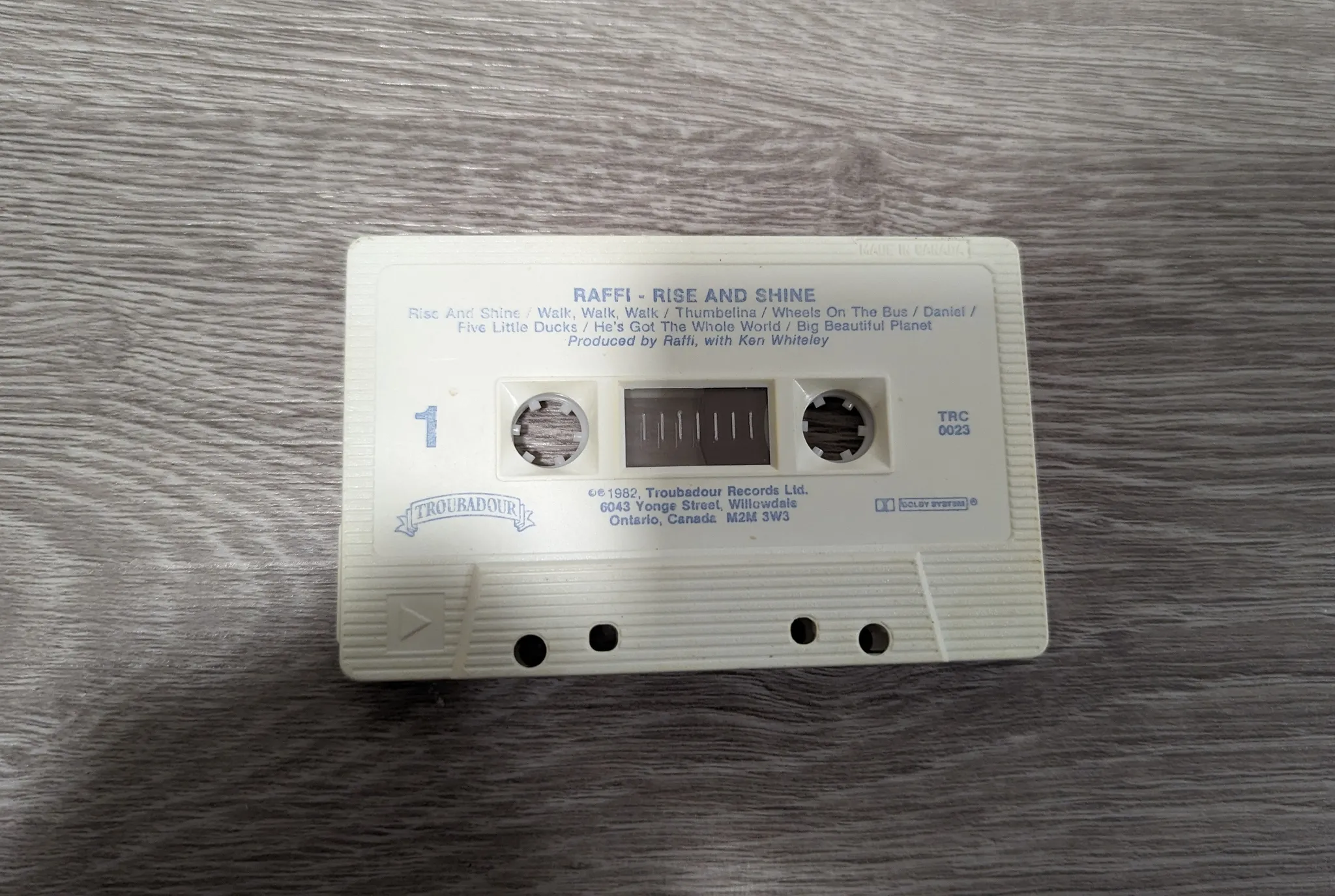 Raffi Cassette Music Tape (Rise and Shine) photo 1