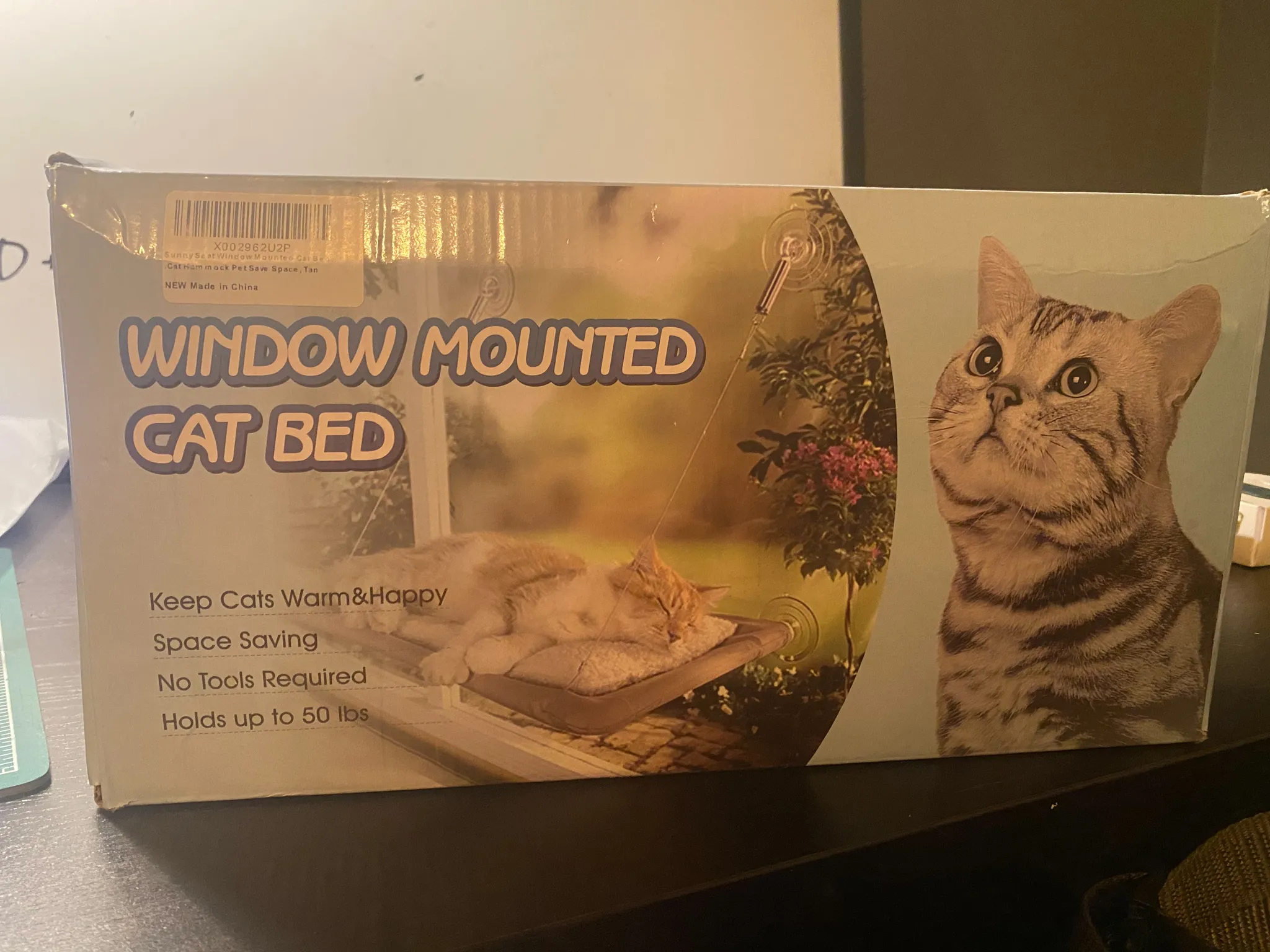 Cat window mounted cat bed  photo 1
