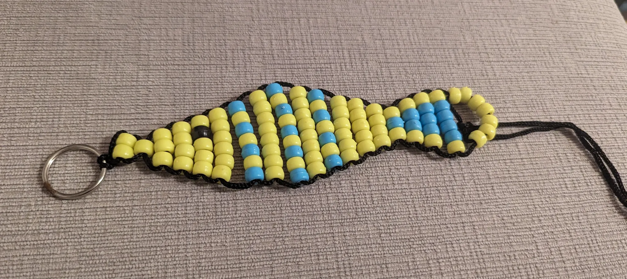 Beaded Fish Keychain  photo 1