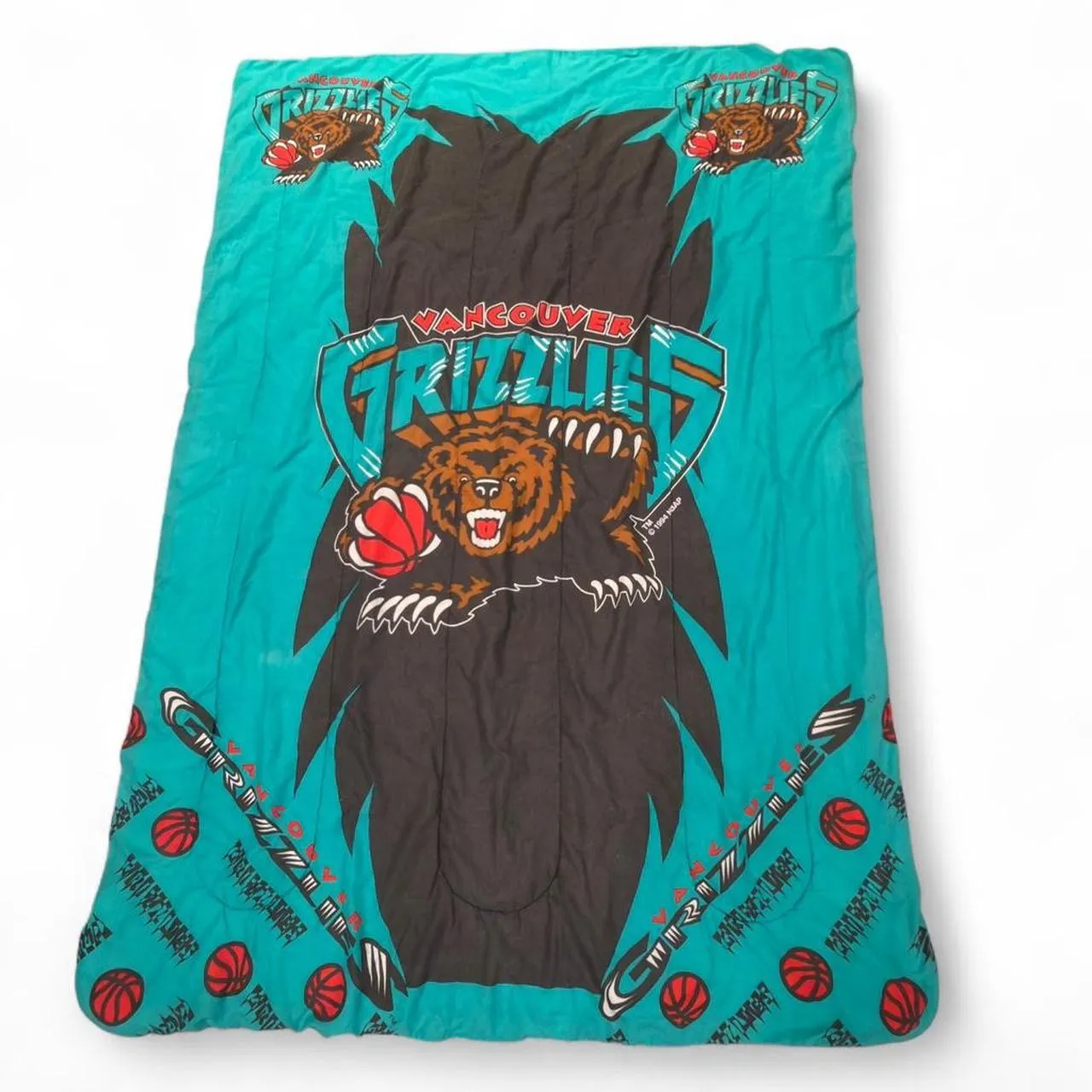 Vintage 90’s Grizzlies Twin Size Comforter  photo 1