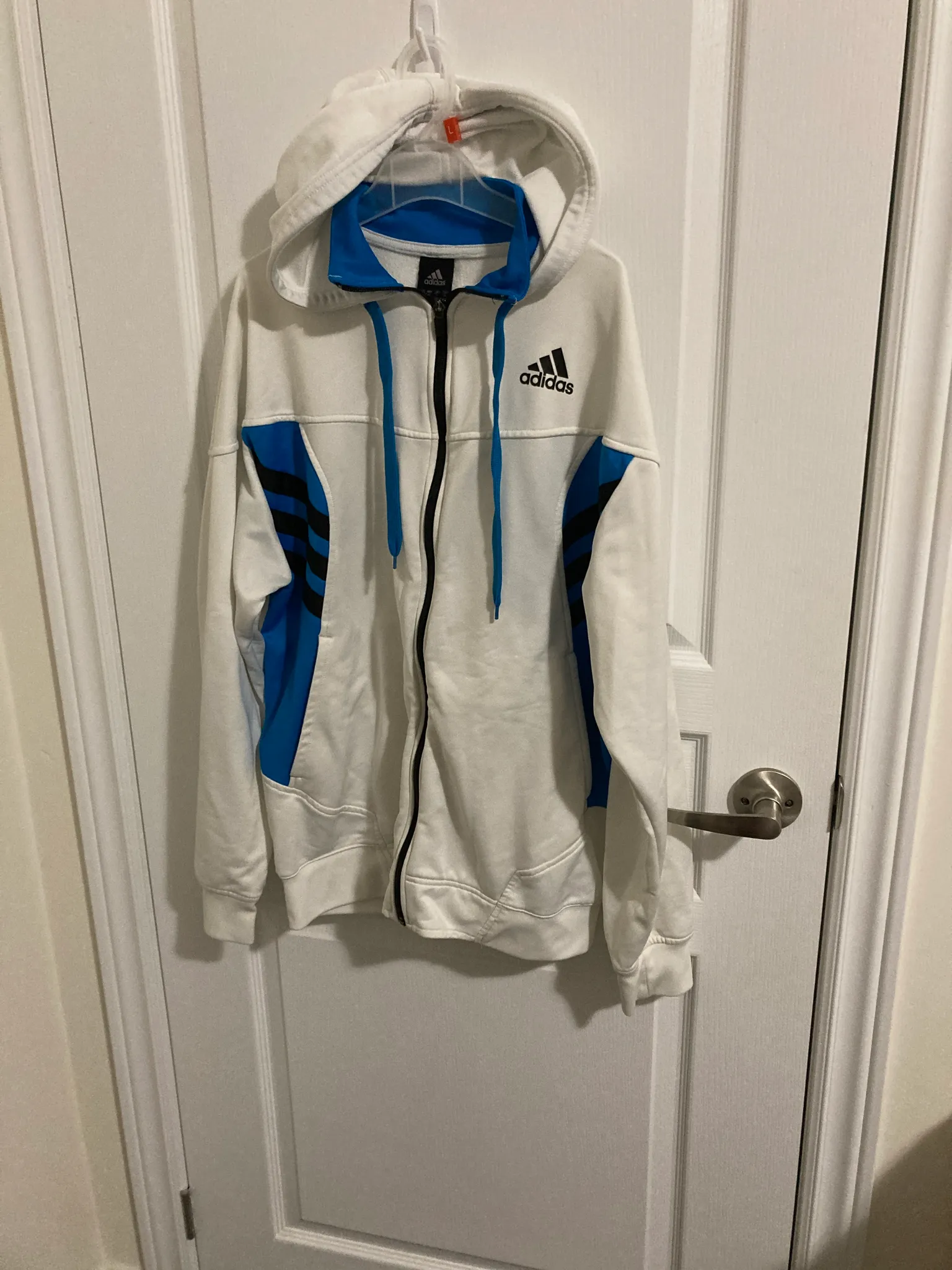 Mens sz M adidas zip hoodie  photo 1