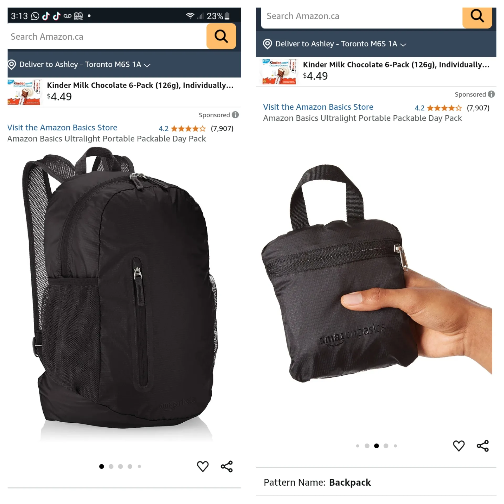 Ultralight packable day pack photo 1