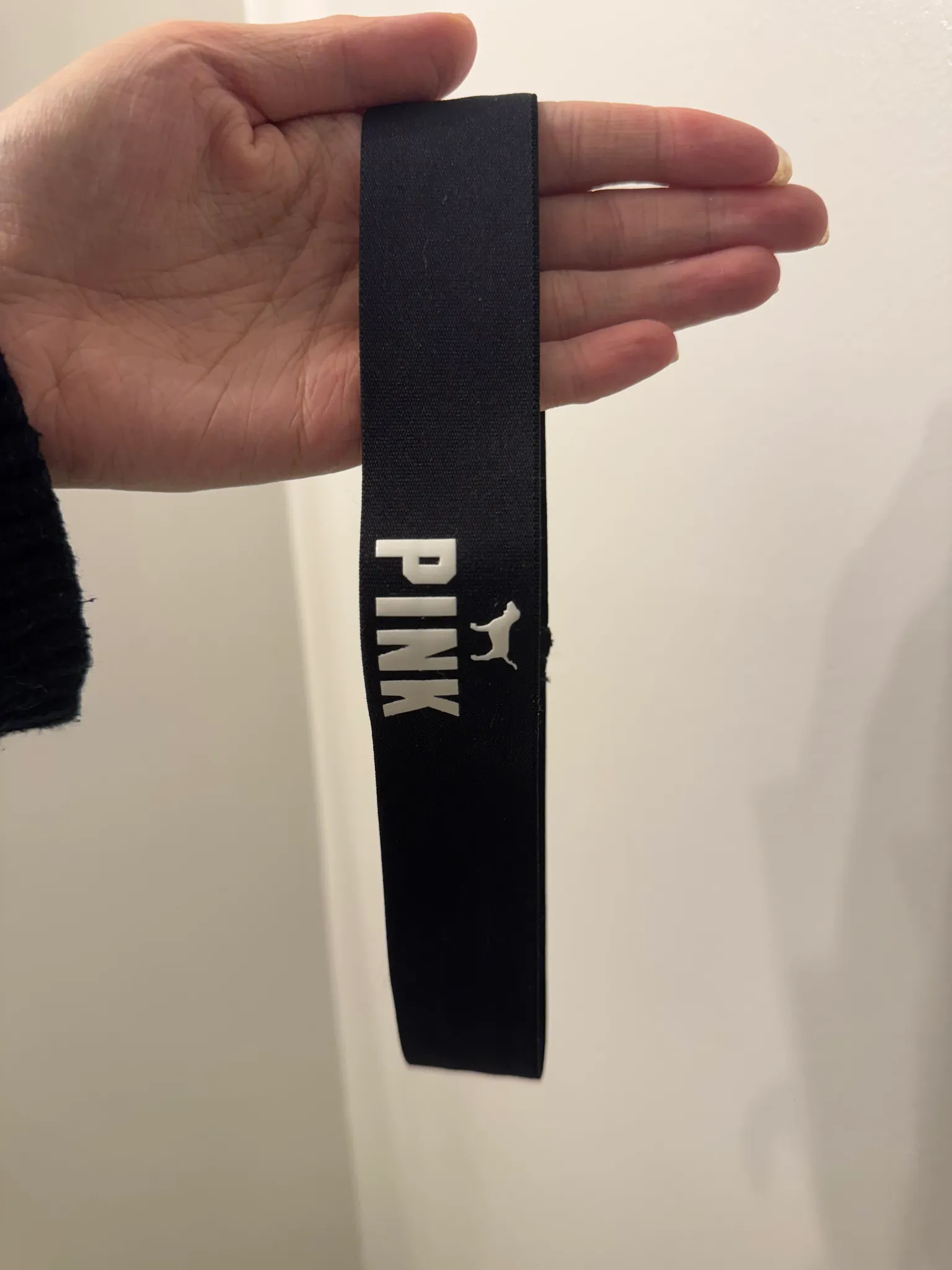 Pink Branded Sports Headband photo 1