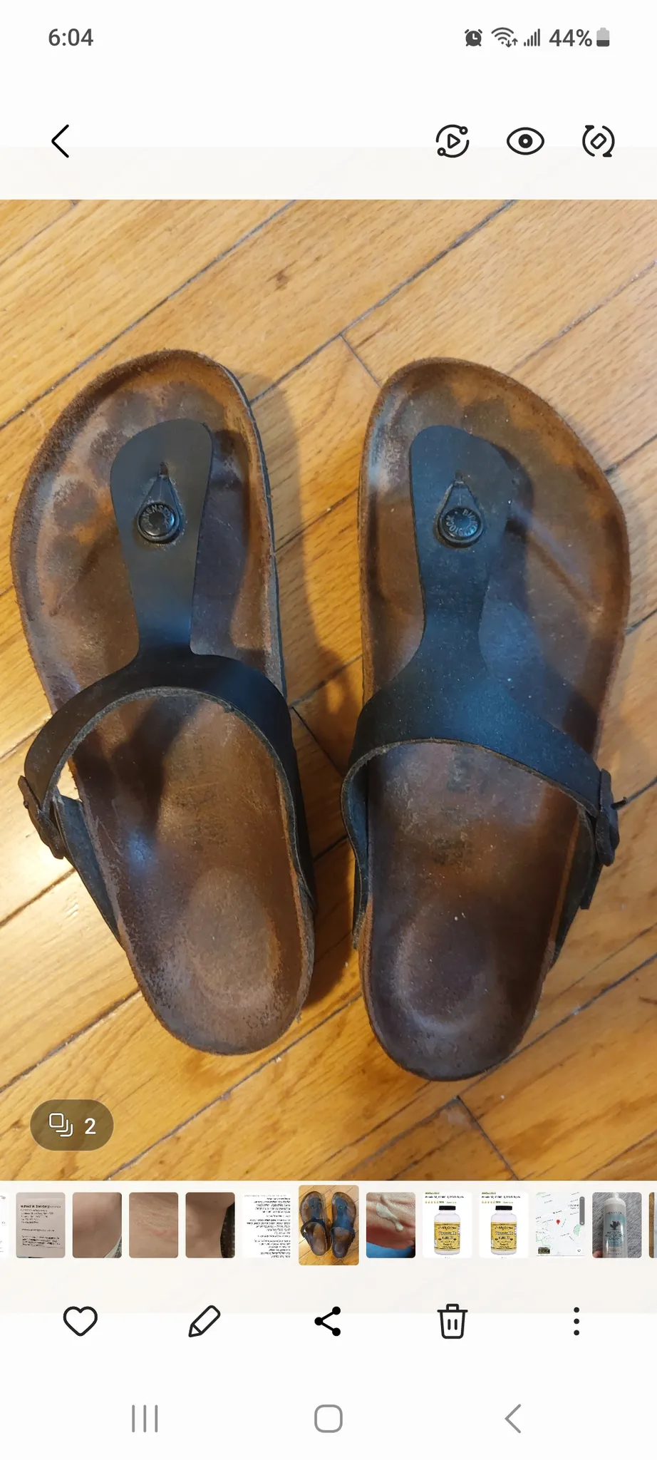 Blue Teva Naot Sandals photo 1