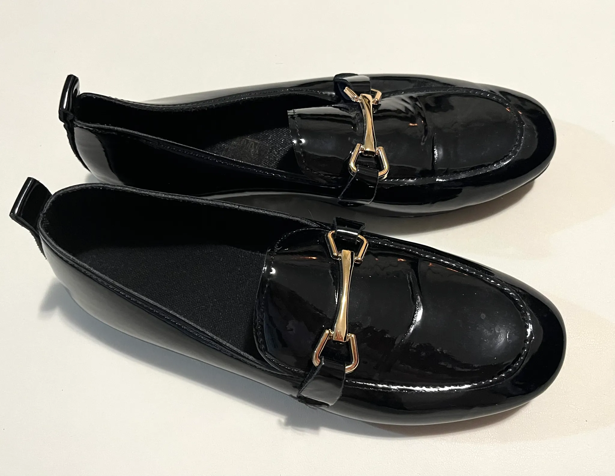 Black Patent Loafers Ladies 7 photo 1