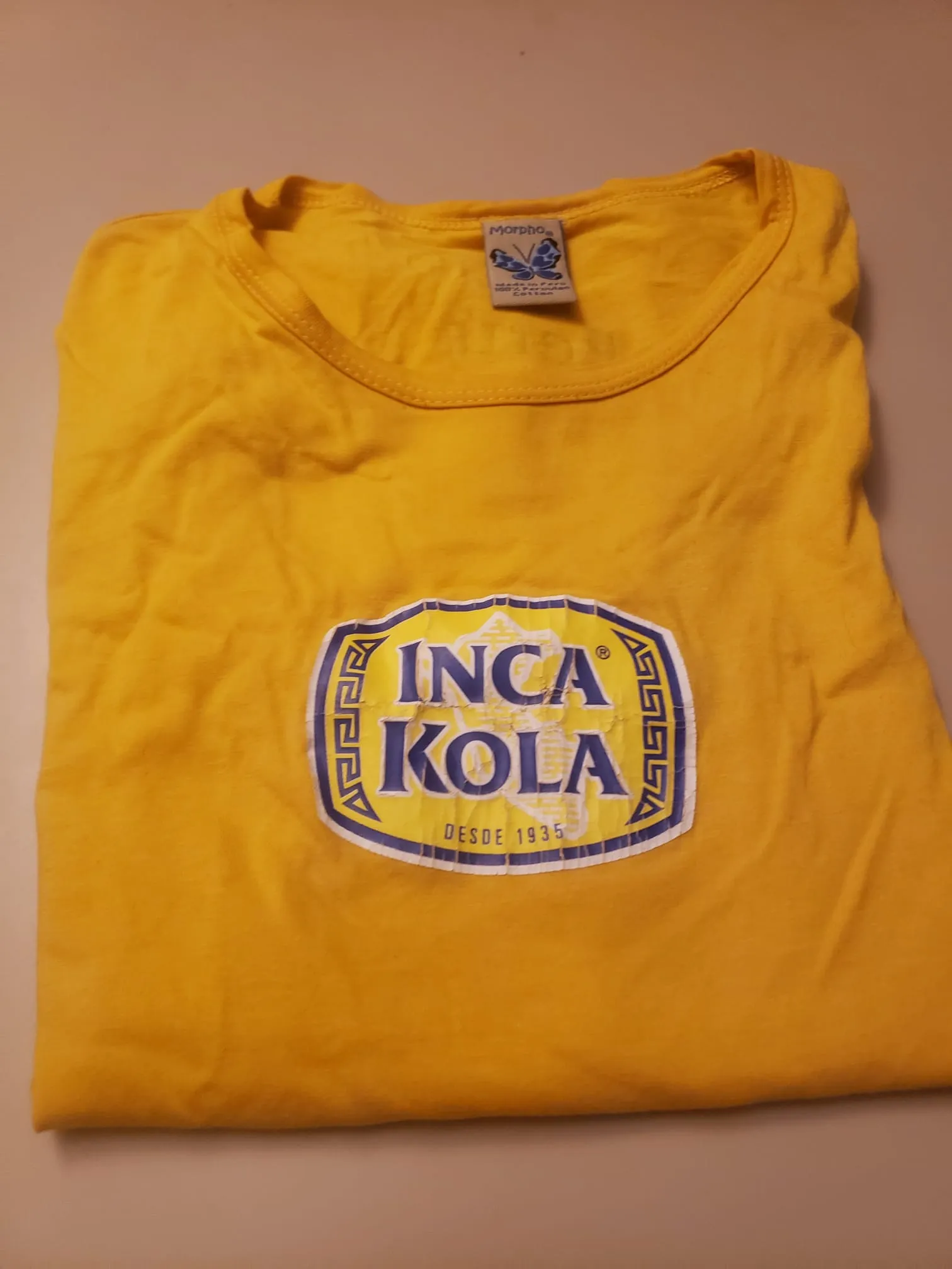 Yellow Inca Kola Peru TShirt photo 1