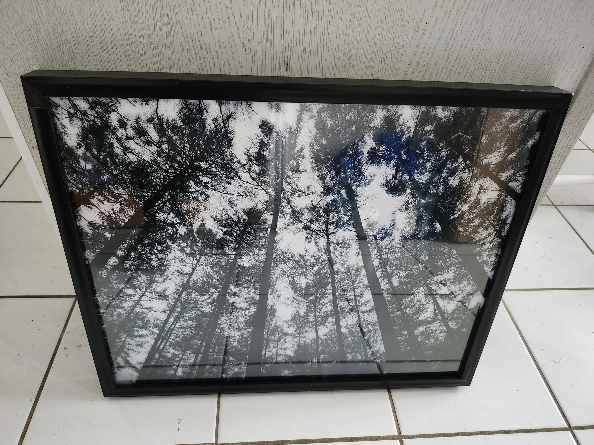 Ikea picture in frame with glass photo 1