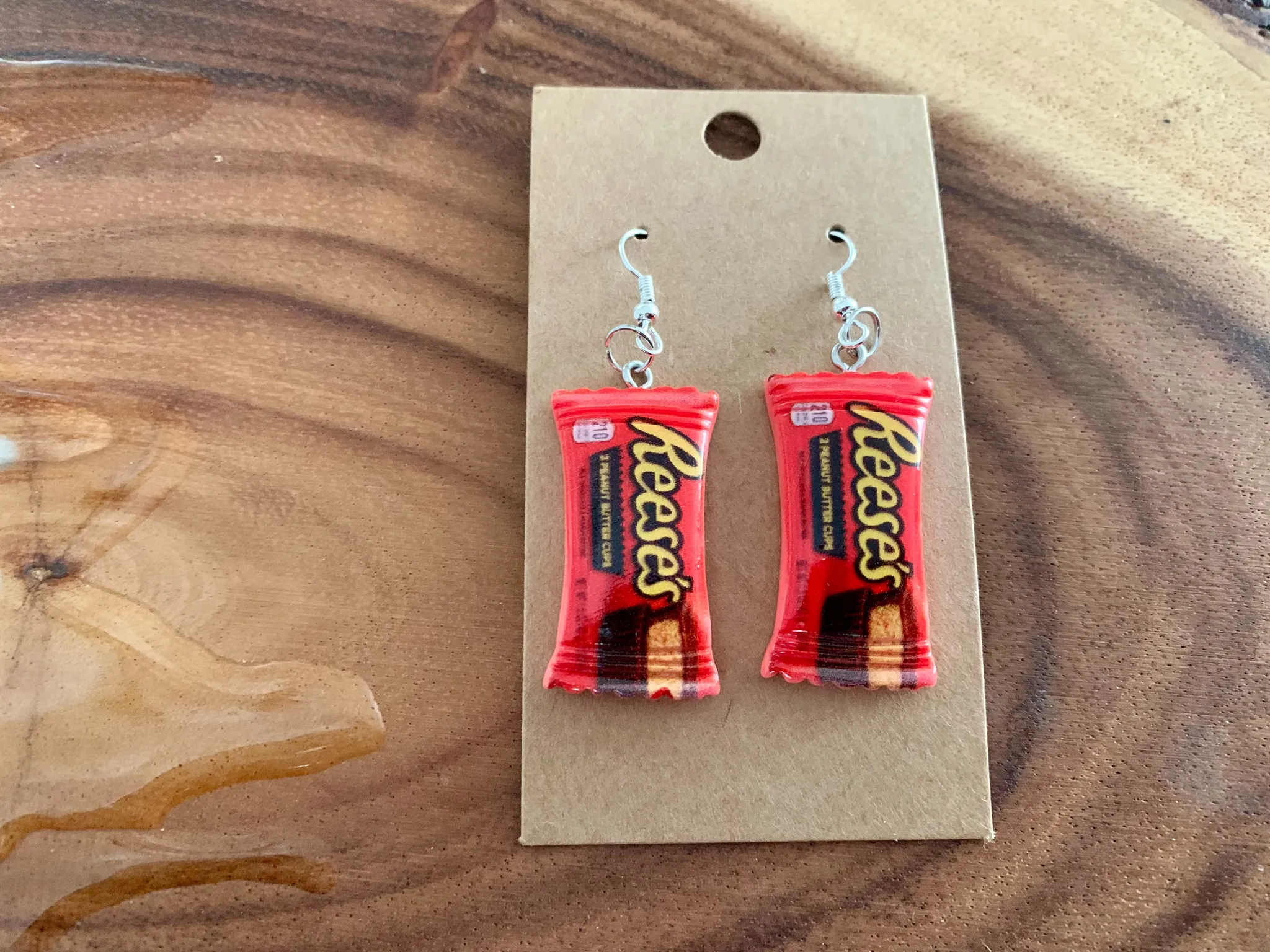 Chocolate Bar Dangle Earrings photo 1