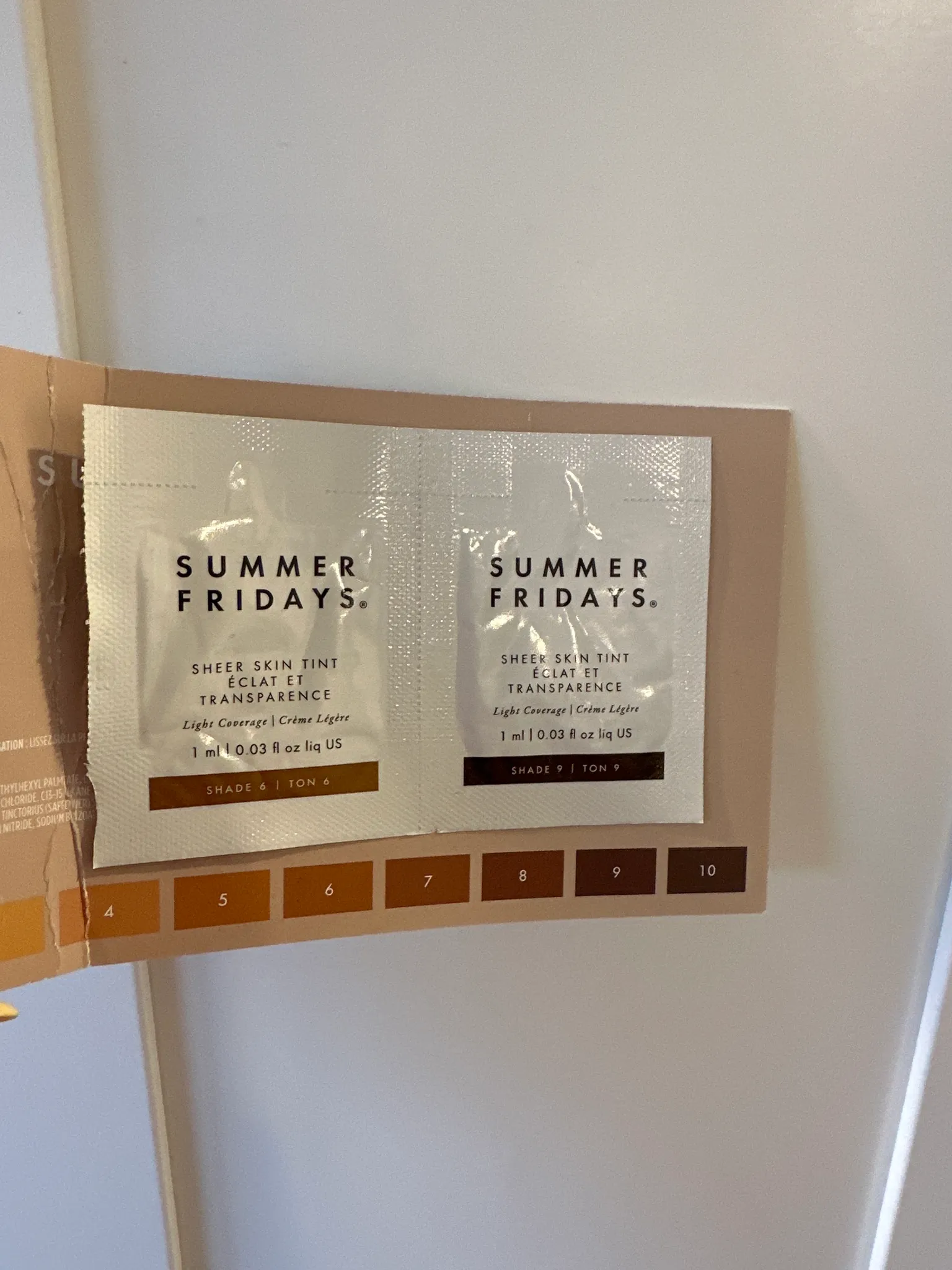 Sephora skin tint samples  photo 1