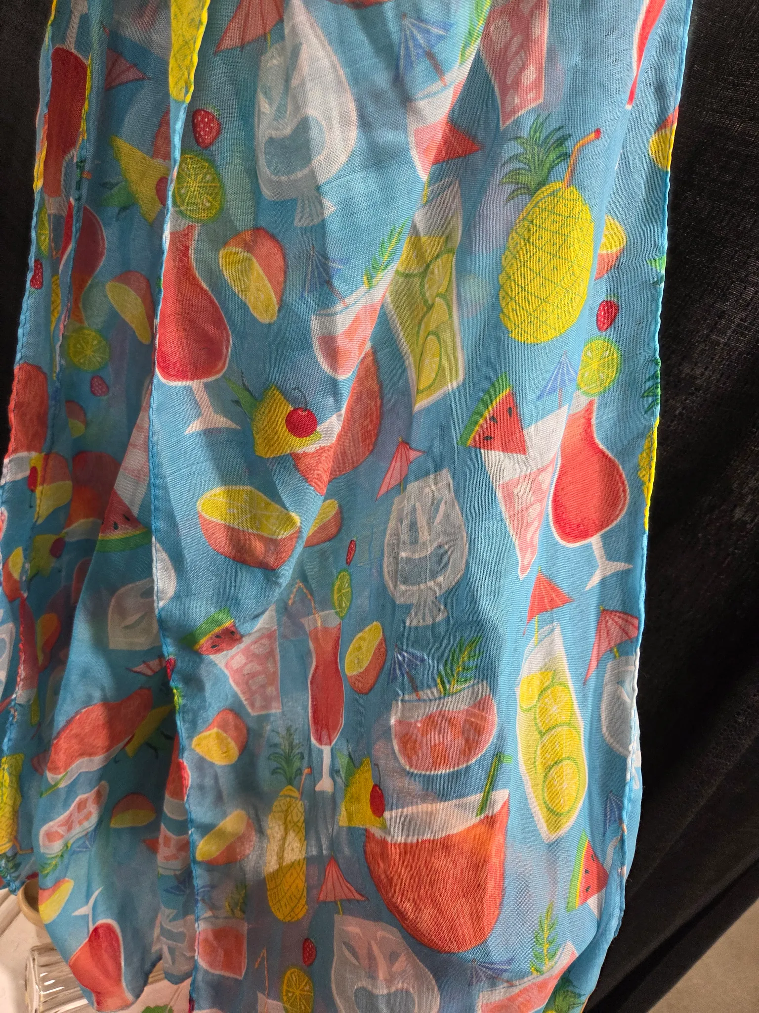 3 x drink theme scarves photo 1