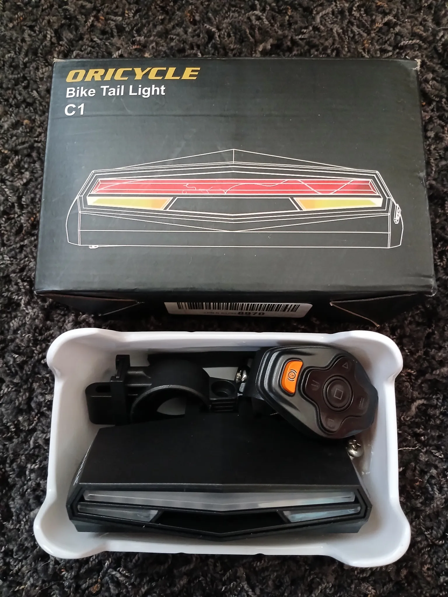 Oricycle USB bike tail light photo 1