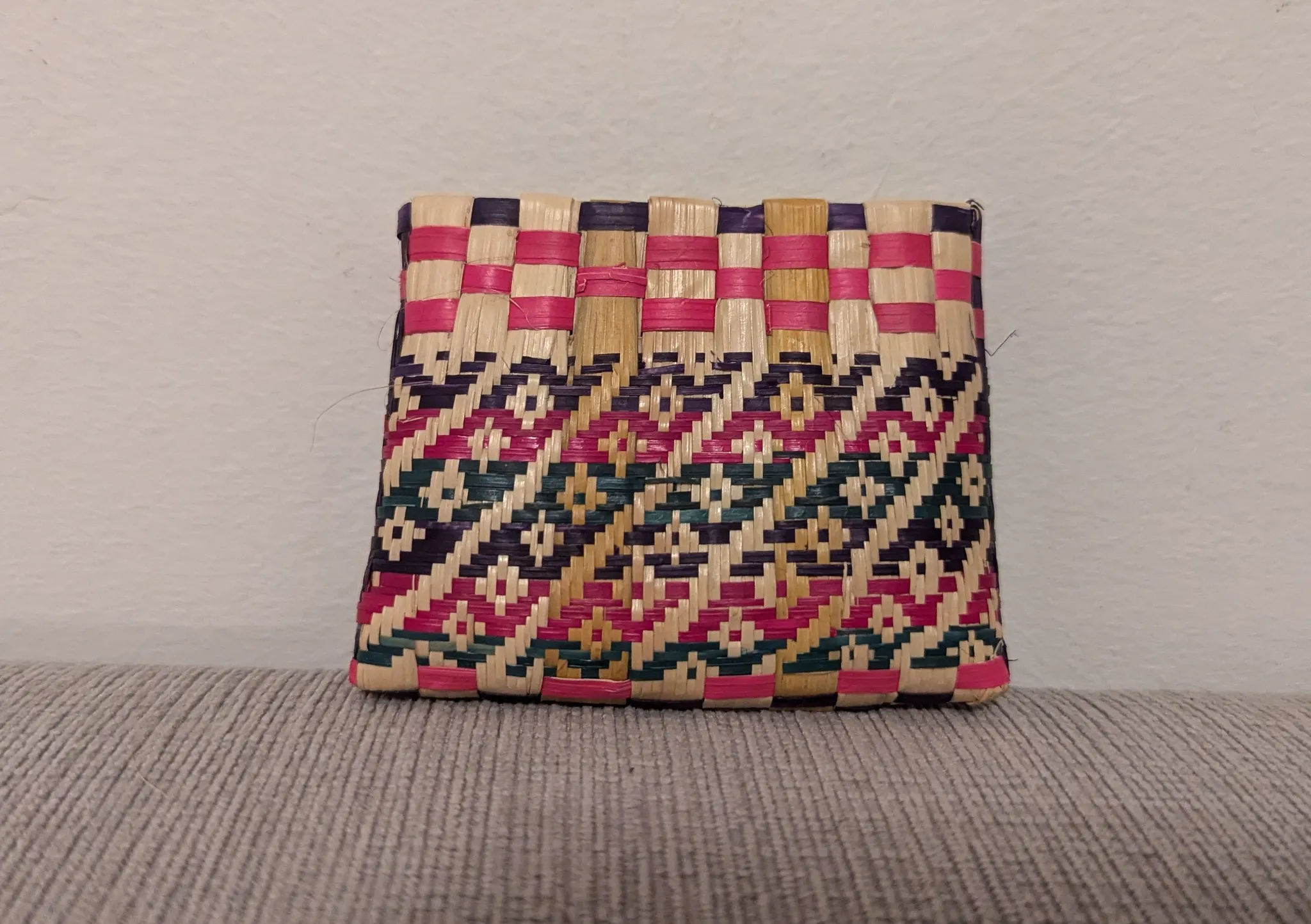 Brand New Handmade Woven Coin Purse photo 1