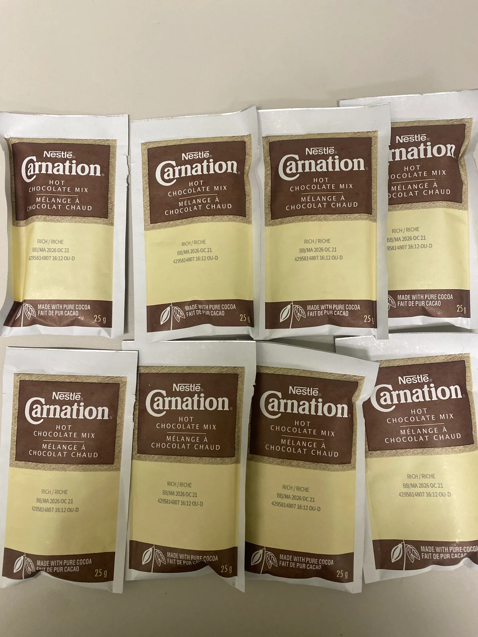 10 packages of Hot chocolate  photo 1