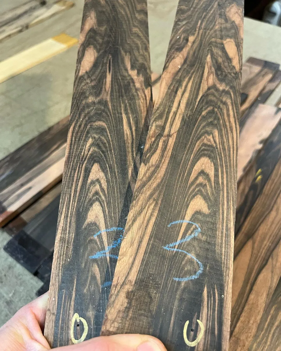 MUN EBONY FINGERBOARD REJECTS photo 1