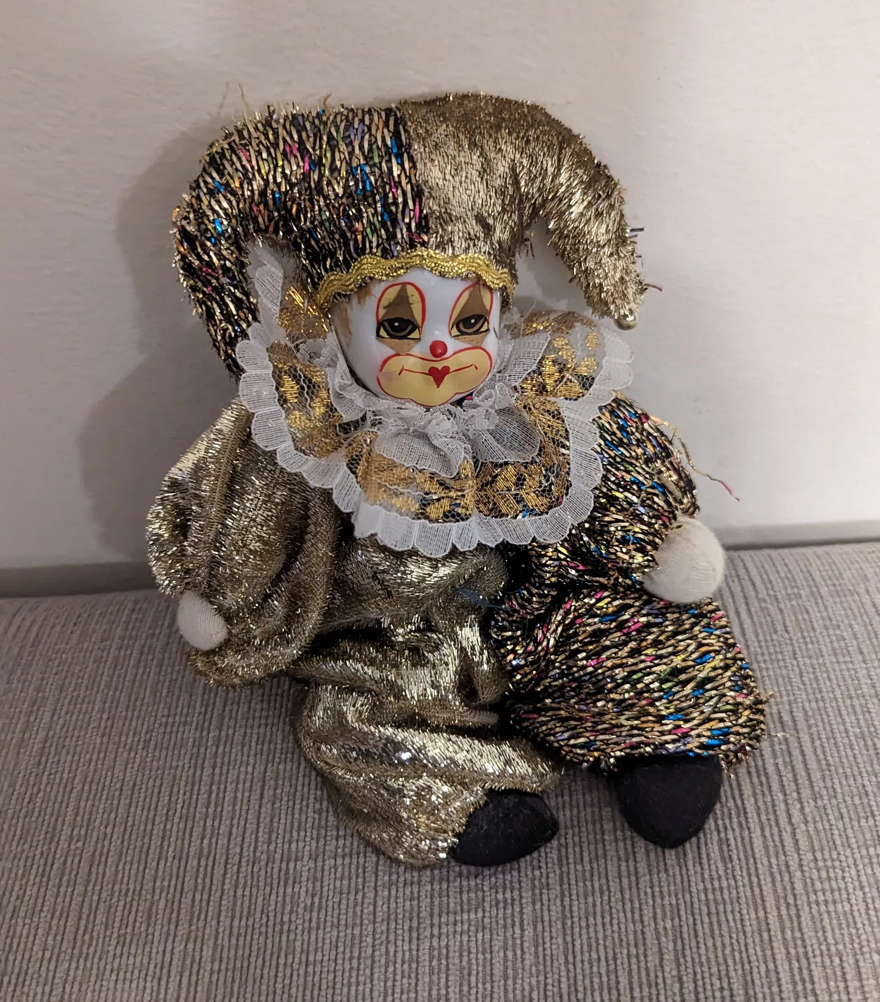 Porcelain Clown Doll photo 1