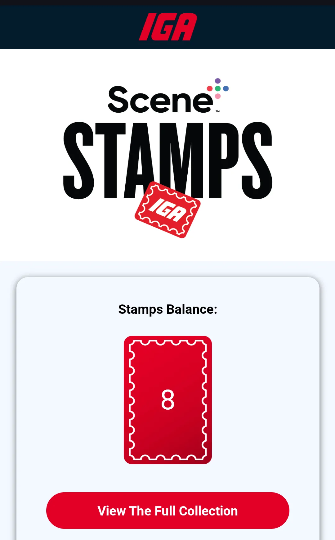 FREE - IGA stamps photo 1