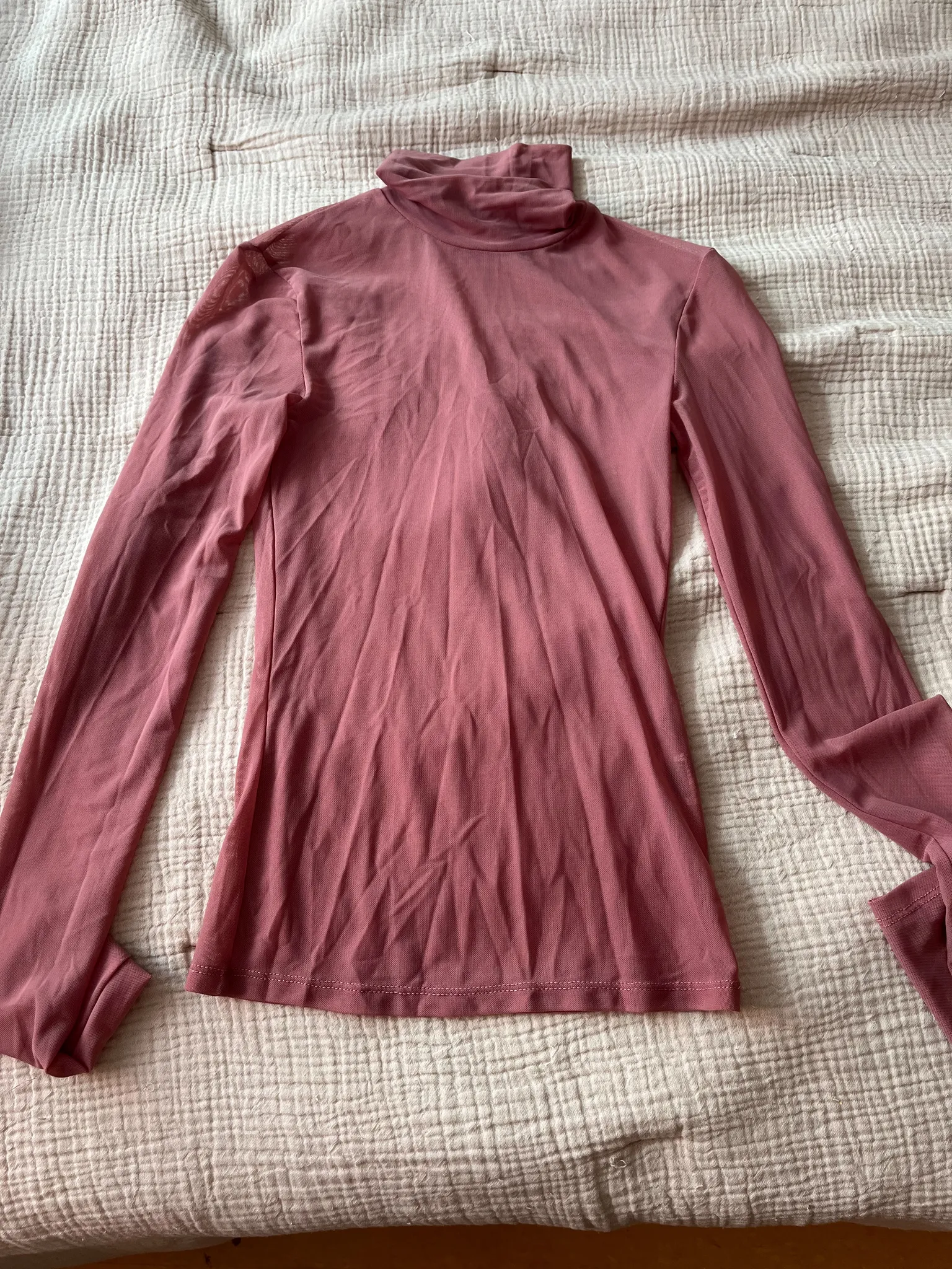 Sheer turtleneck top  photo 1