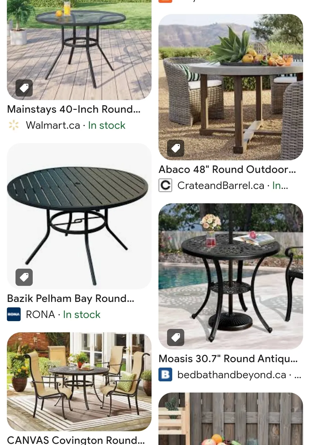 Patio Table  photo 1