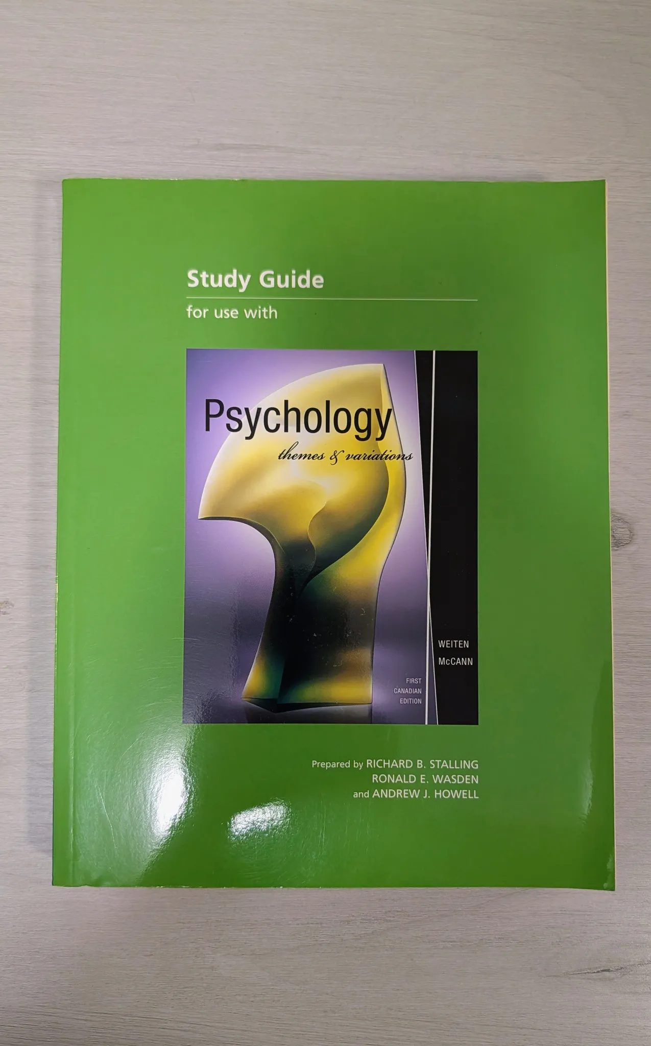 Study Guide for Psychology: Themes & Variations - First Edition photo 1
