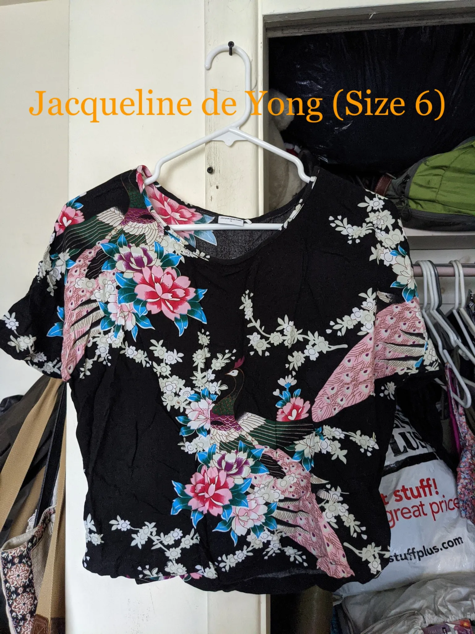 Nordstrom/Jacqueline de Yong Print Top (Size 36) photo 1