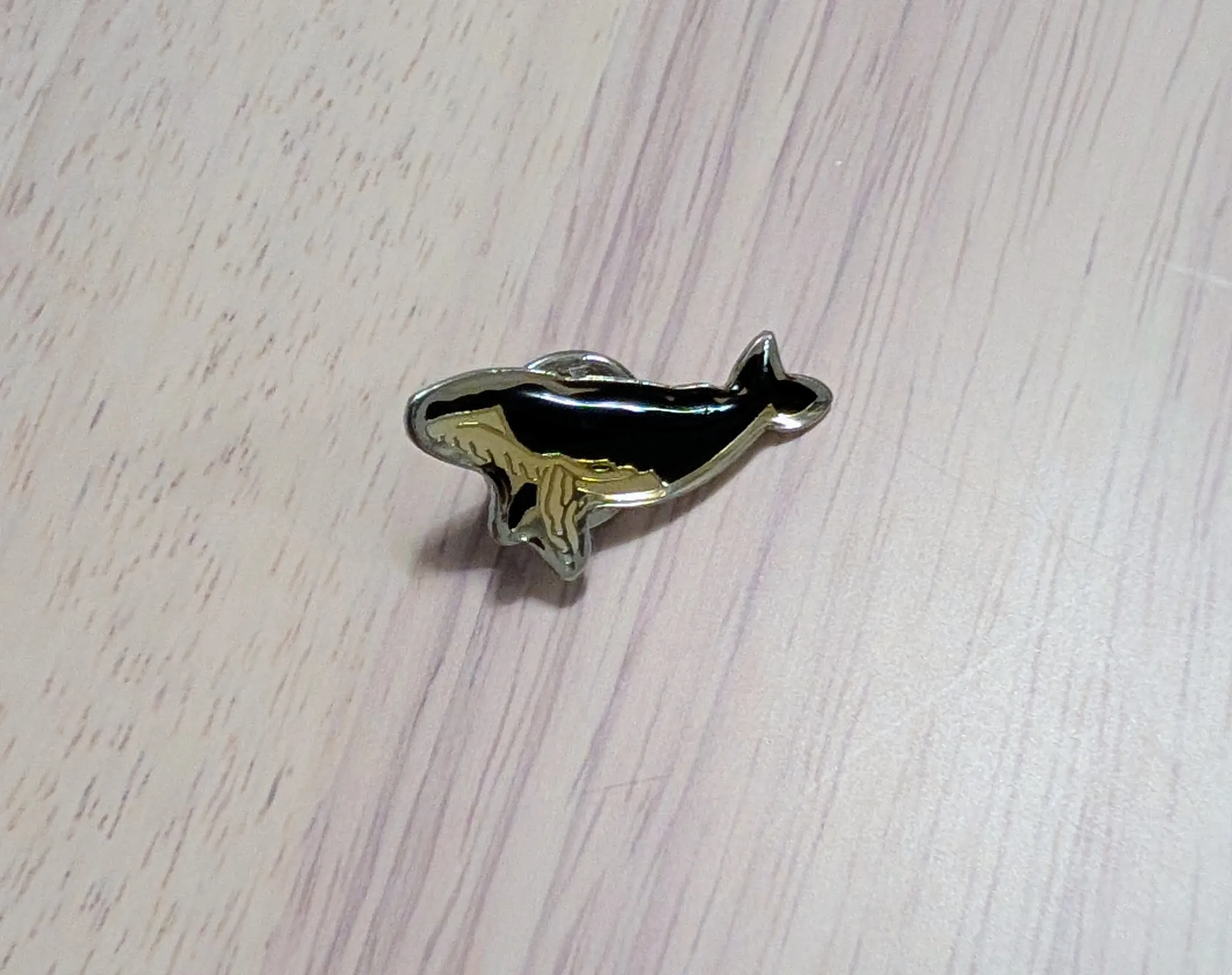 Brand New Whale Enamel Pin photo 1
