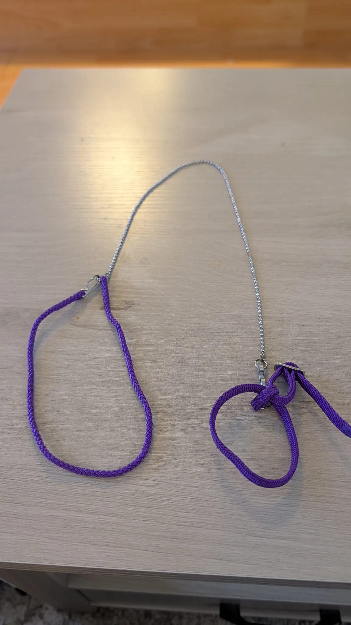Purple Chain Lanyard  photo 1