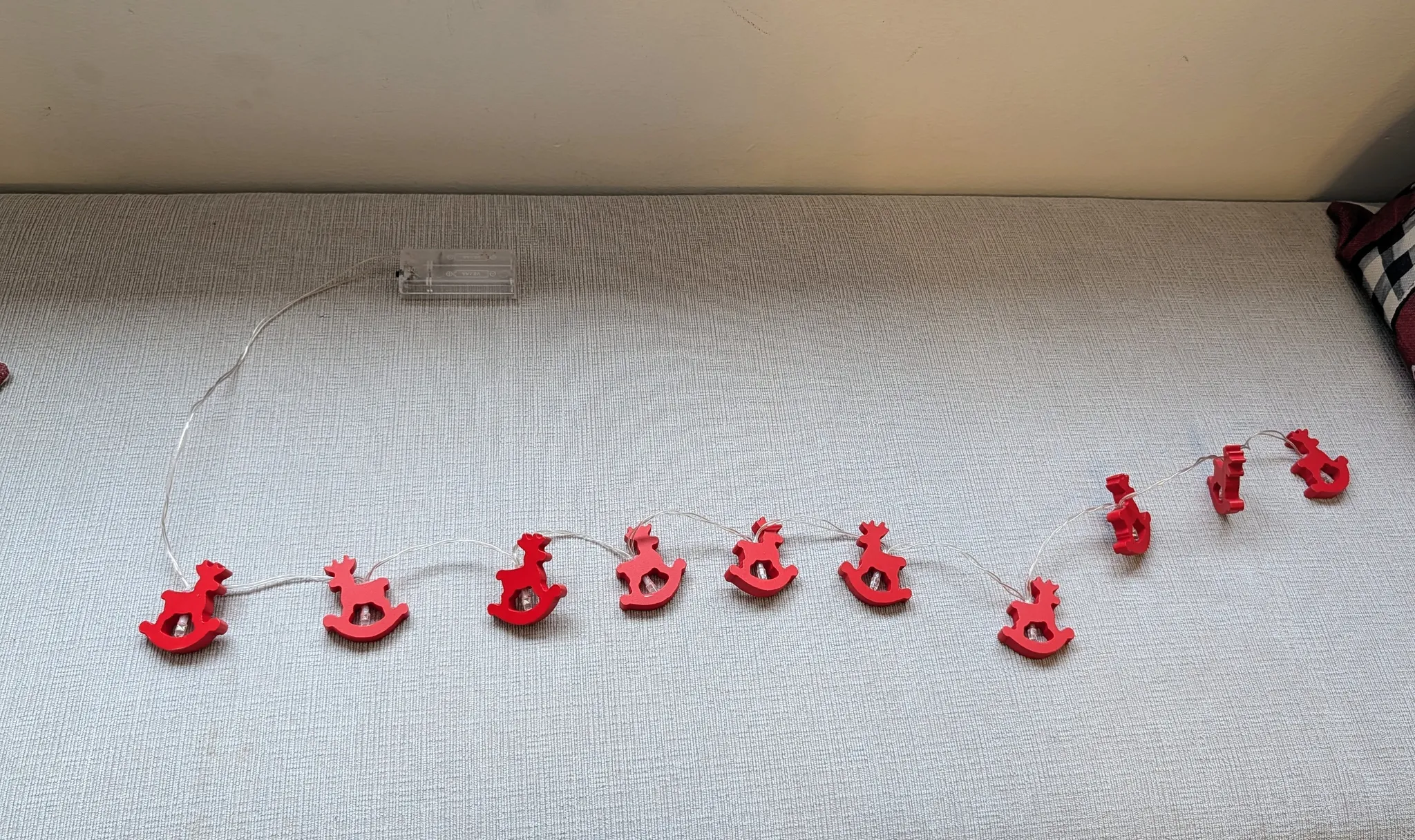 Red Rocking Horse String Lights  photo 1