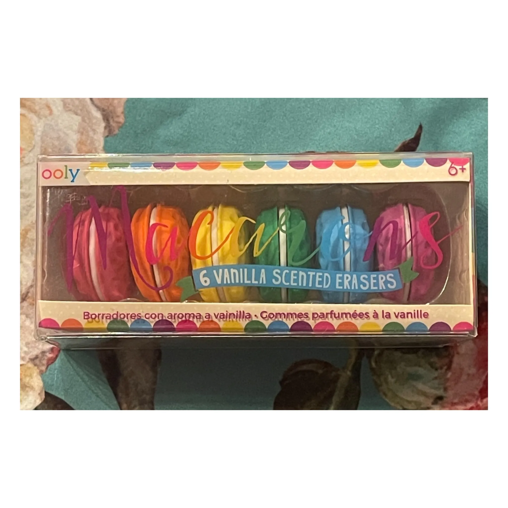 Macarons Vanilla Scented Erasers photo 1