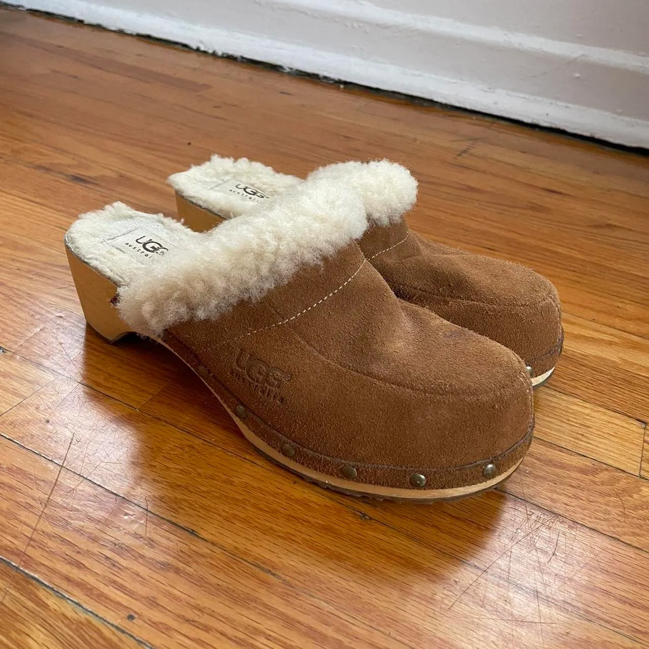 UGG Shearling Lined Clogs photo 1