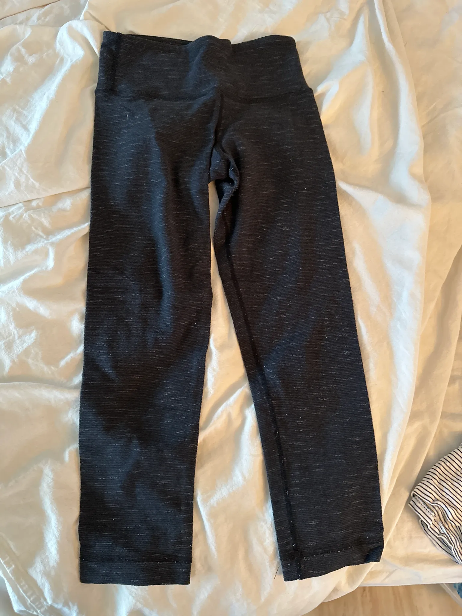 Lululemon Grey 3/4 Leggings - size 2 photo 1