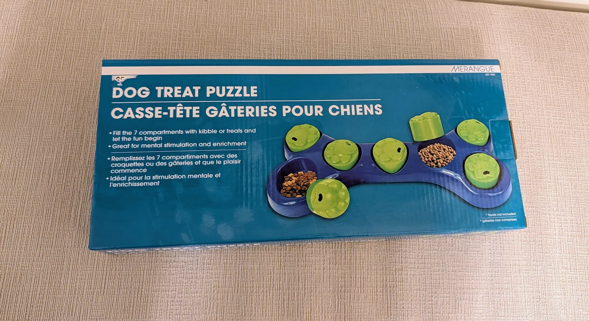 Brand New in Box Dog Treat Puzzle photo 1