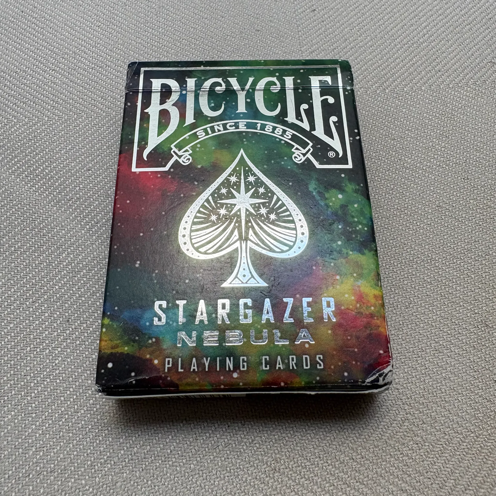 Bicycle stargazer nebula space playing card deck photo 1