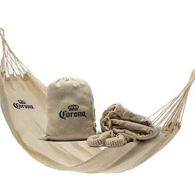NEW Corona Hammock with Storage Bag Packable Beer Beige photo 1