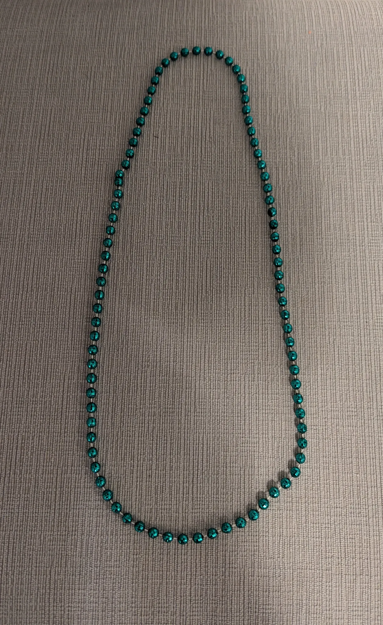 Teal Beaded Necklace photo 1