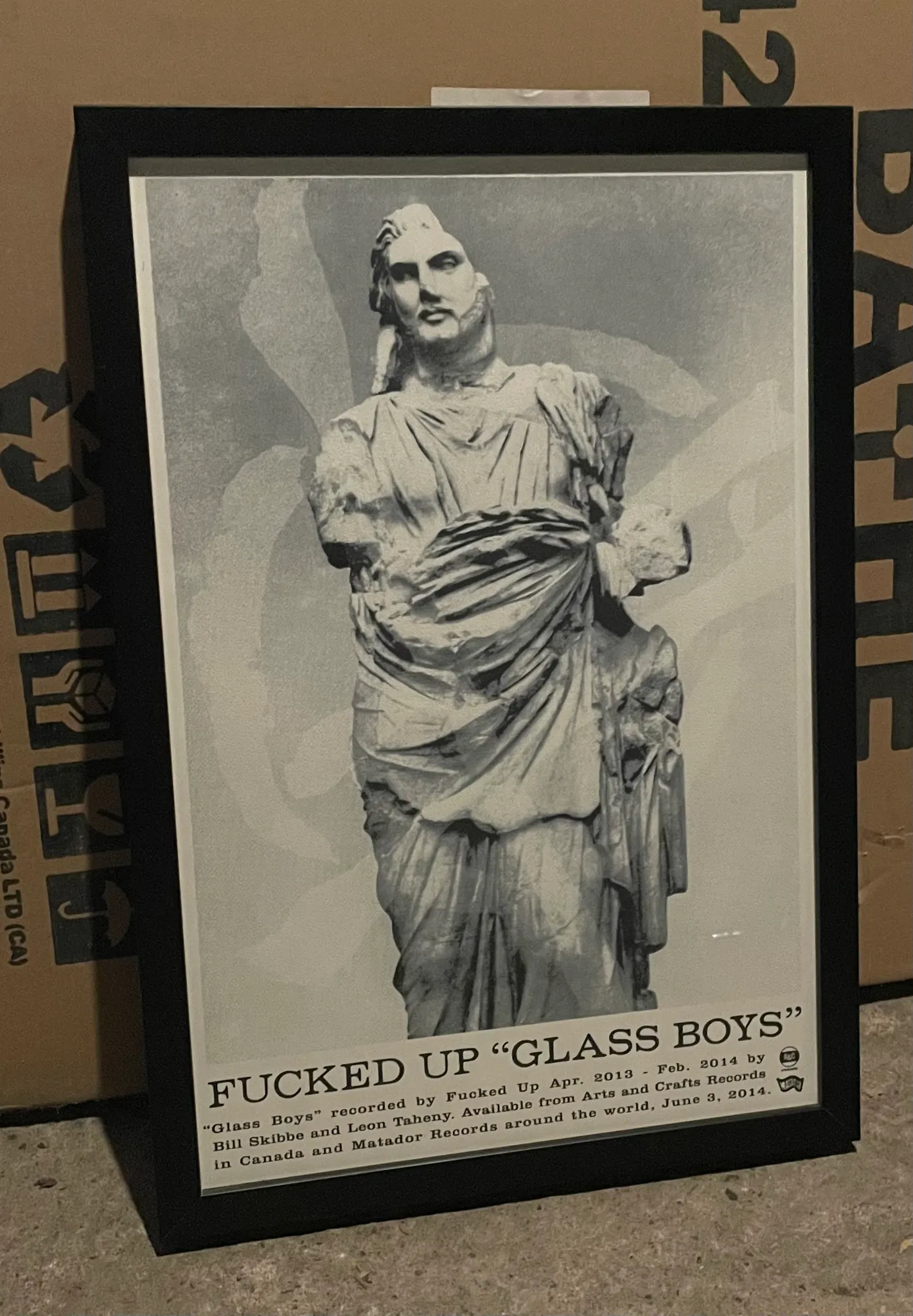 Framed Screen Printed Poster photo 1